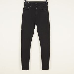 Citizens of Humanity Rocket All Black High Rise Skinny Jeans Womens Sz 25